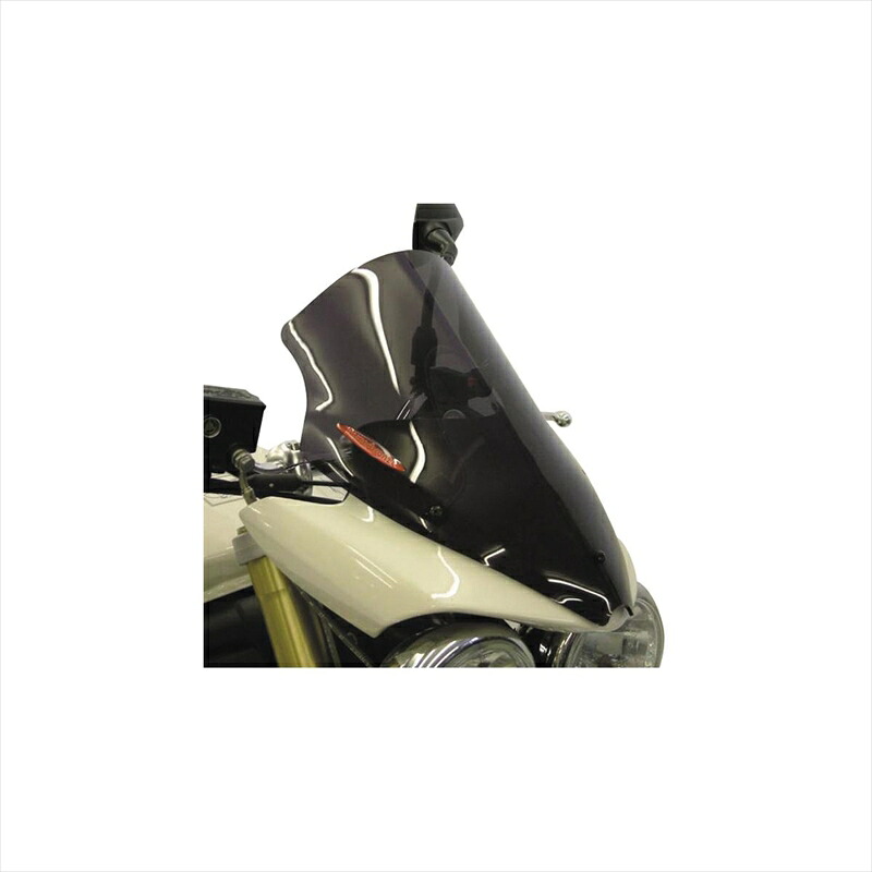 バイクパーツ 外装パワーブロンズ ネイキッドスクリーン ライトスモーク430-U131-001 4548916029433TRIUMPH StreetTriple(08-11)｜バイク用品はとやグループ2号店 21,368円