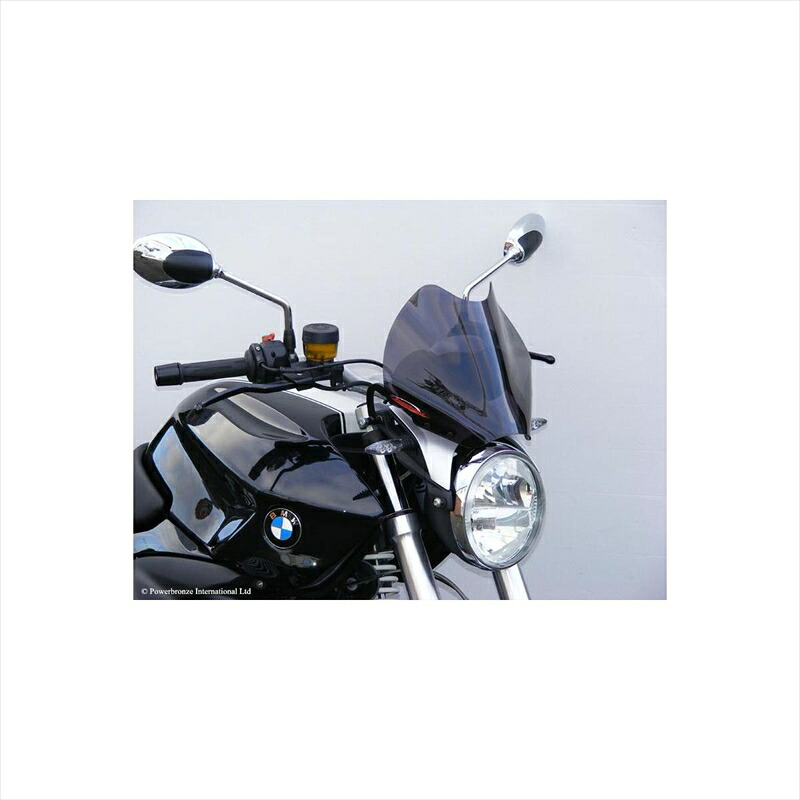 バイクパーツ 外装パワーブロンズ ネイキッドスクリーン ライトスモーク430-U145-001 4548916029532BMW R1200R(06-12)|バイク用品はとやグループ2号店