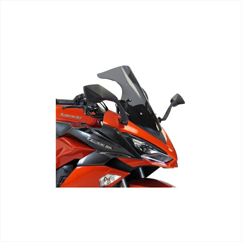 バイクパーツ 外装 パワーブロンズ エアフロースクリーン ライトスモーク 400-K139-001 4549950291978 NINJA1000 17