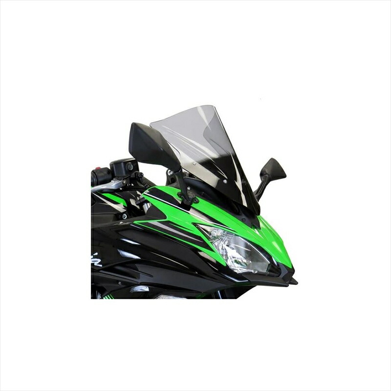 バイクパーツ 外装 パワーブロンズ エアフロースクリーン ライトスモーク 400-K140-001 4549950291992 NINJA650 17
