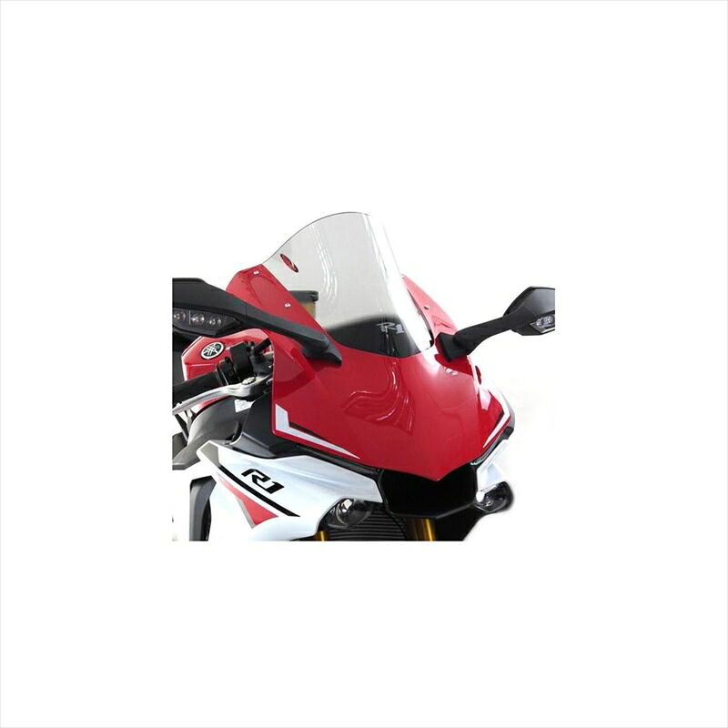 バイクパーツ 外装 パワーブロンズ エアフロースクリーン ライトスモーク 400-Y131-001 4549950295716 YZF-R1/R1M 15-