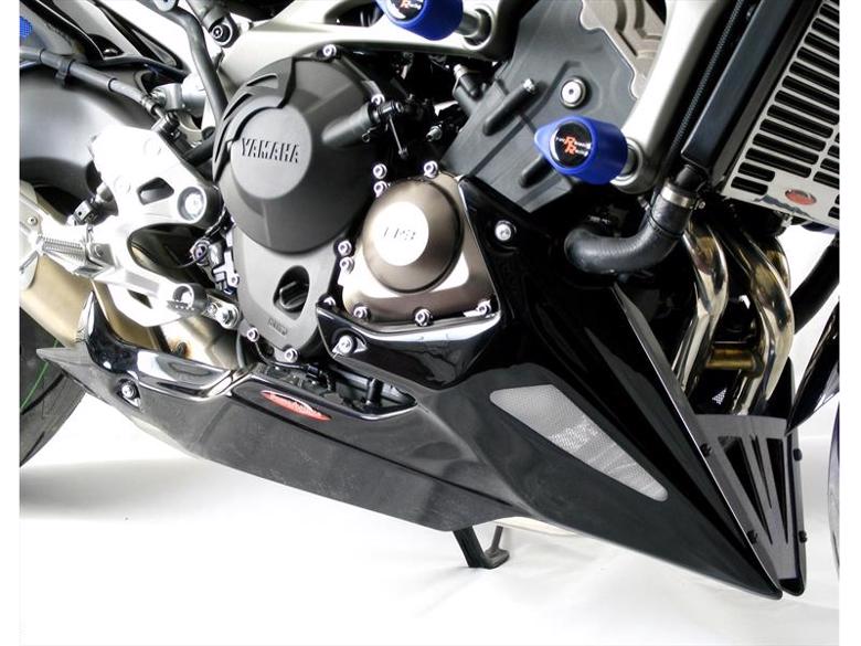 バイクパーツ 外装 パワーブロンズ アンダーカウル マットBLK/SLVメッシュ 320-Y122-670 4549950593577 MT-09 17-18