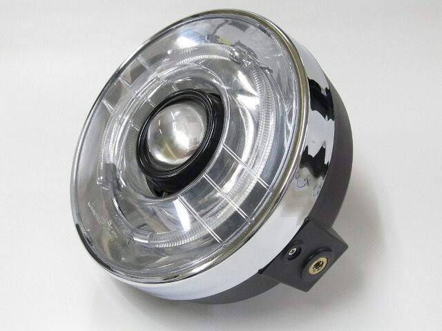 バイク用品 電装系 Protec プロテック LH-3160 プロジェクターヘッドライト 丸目6000k 汎用180φヘッドライト 63150-60 4961421415018 取寄品