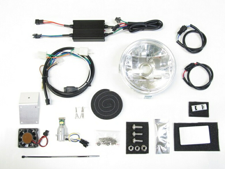 バイク用品 電装系Protec プロテック LBH-H03 LEDマルチリフレクターヘッド ライト6000k スーパーカブ110 50 18-(JA44 AA09)64005-60 4961421415292取寄品|バイク用品はとやグループ2号店