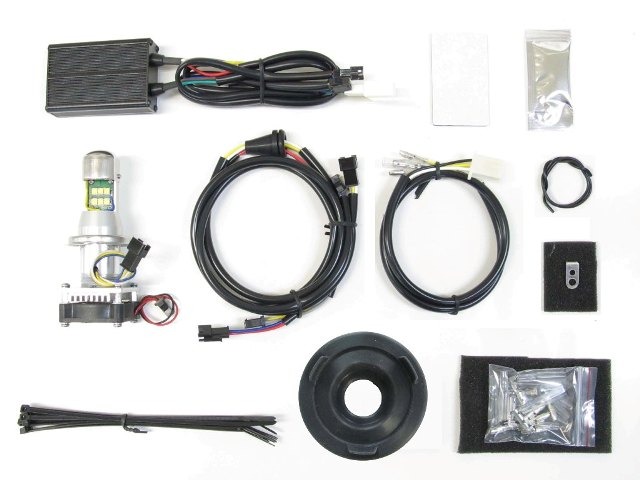 バイク用品 電装系Protec プロテック LB4-XL3 LEDヘッドライトバルブ HARLEY XL1200 04- XL1200X 11- XL1200V 12- XL883 04-65050-30 4961421415414取寄品|バイク用品はとやグループ2号店