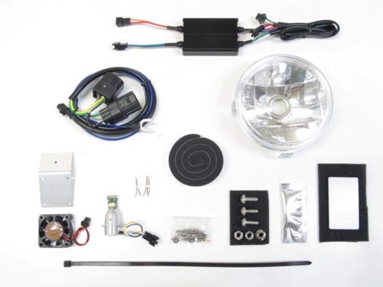 バイク用品 電装系Protec プロテック LBH-H18 LEDマルチリフレクターヘッド ライト3000k クロスカブ50 18-(AA06)64009-30 4961421415698取寄品|バイク用品はとやグループ2号店