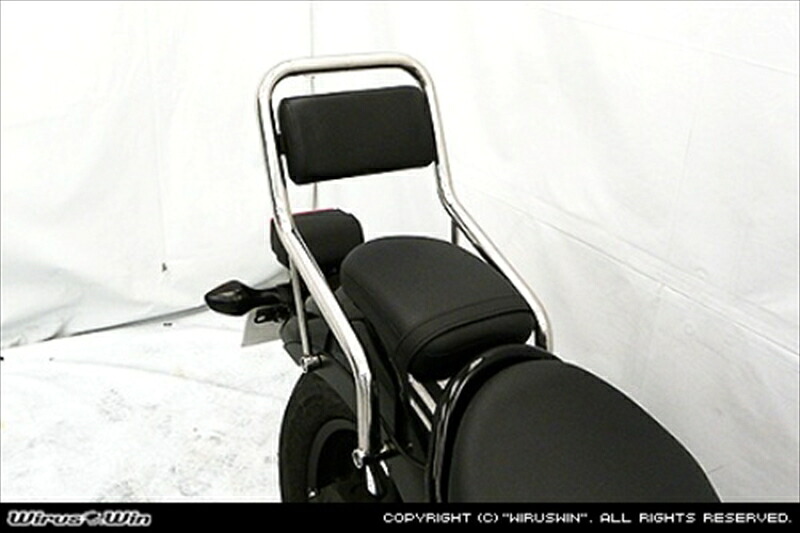 バイクパーツ WIRUSWIN(ウイルズウィン) バックレスト付タンデムバー 1913-04-01 4549950626435 レブル250 2BK-MC49/レブル500 2BL-PC60