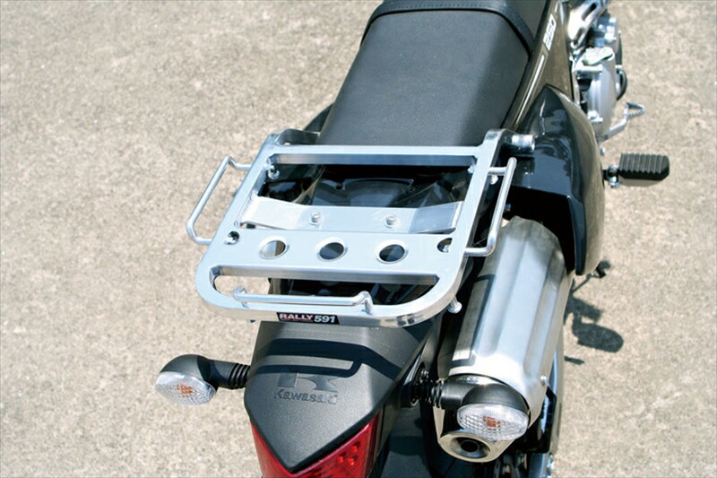 【5日前後で発送】バイク用品 ケース（バッグ） キャリア ROUGH&ROAD ラフ＆ロード RALLY591 アルミリアキャリア KLX250 DトラッカーX 08 RY59127 4580332543919