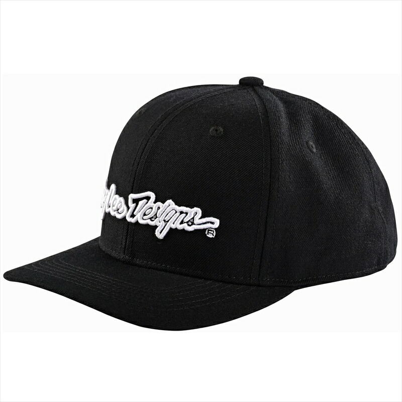 【5日前後で発送】バイク帽子キャップ RS TAICHI(アールエスタイチ) SIGNATURE CURVED SNAPBACK HAT BLACK/WHITE TDA042 モトクロスギア MX オフロード 4997035095605