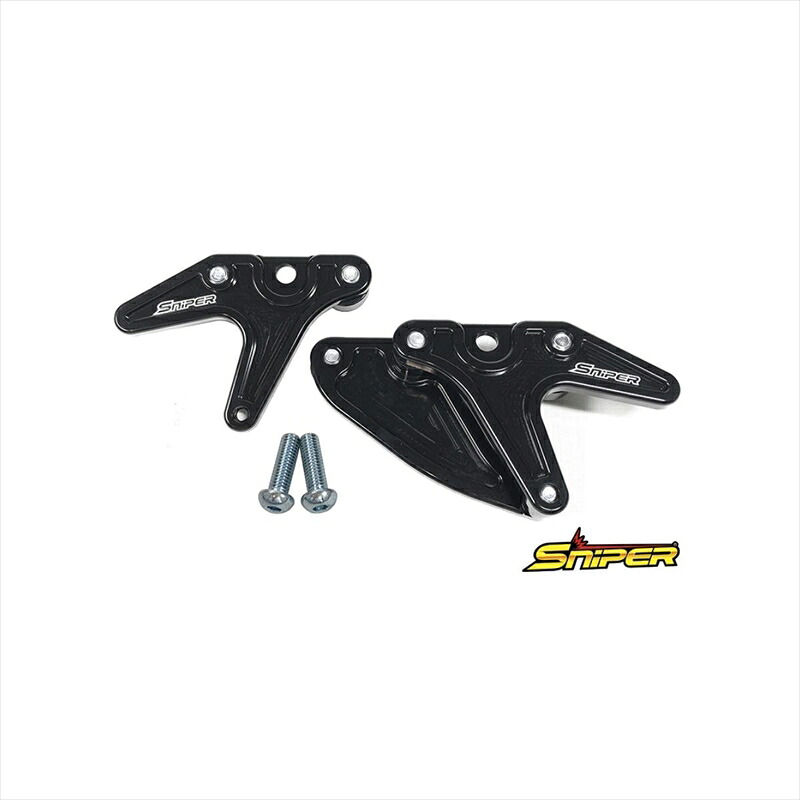 バイクパーツ メンテナンス スナイパー レーシングスタンドフック ブラック SP0091BK 4589993472163 スプロケットガード付 タイプA 汎用
