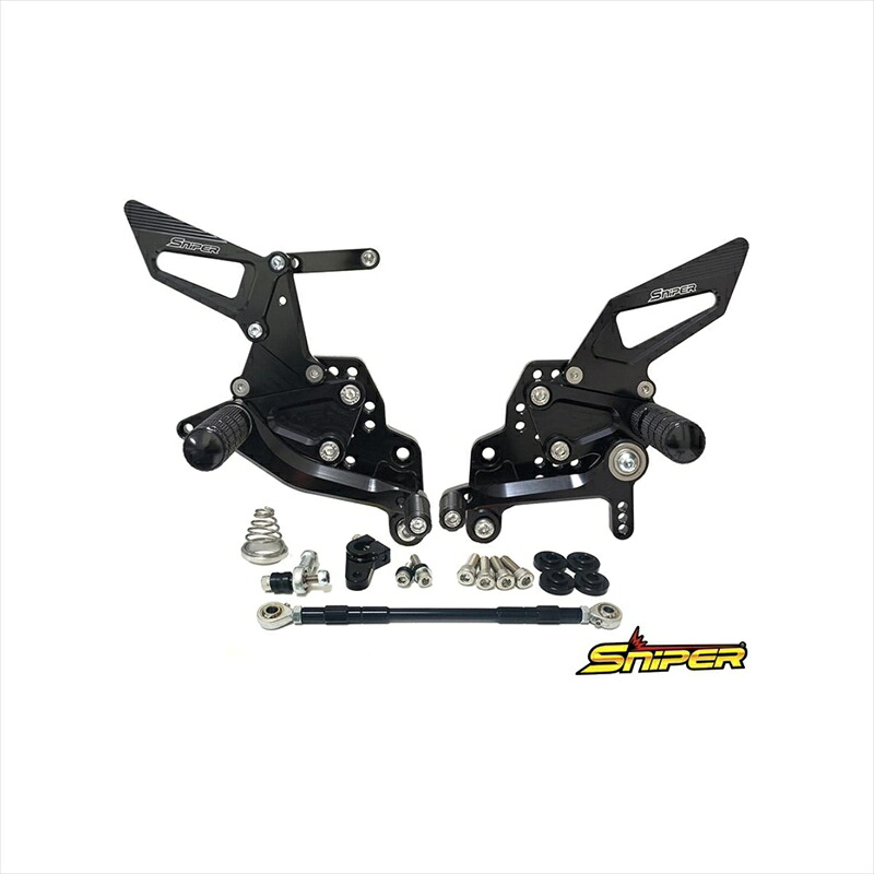 バイクパーツ ステップ スナイパー バックステップ 黒 SP0095BK 4589993472330 GSX-R125 18-/S125 18-