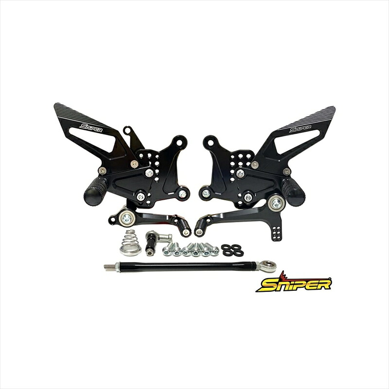 バイクパーツ ステップ スナイパー バックステップ ブラック ストリート用 SP0102SBK 4589993472873 NINJA ZX-25R クイックシフター無し車対応 39,666円