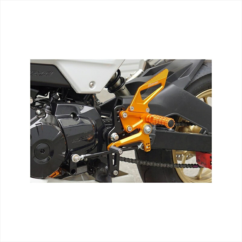 バイクパーツ ステップ スナイパー レース用 バックステップ ゴールド SP0111GD 4589993473269 GROM グロム MSX125 JC61