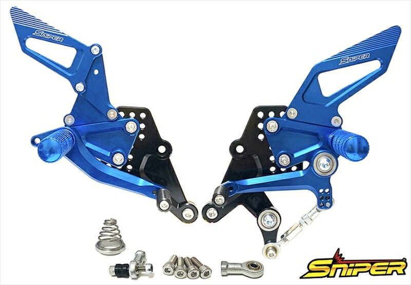 バイクパーツ SNIPER(スナイパー) バックステップ ブルー SP0114BL 4589993473375