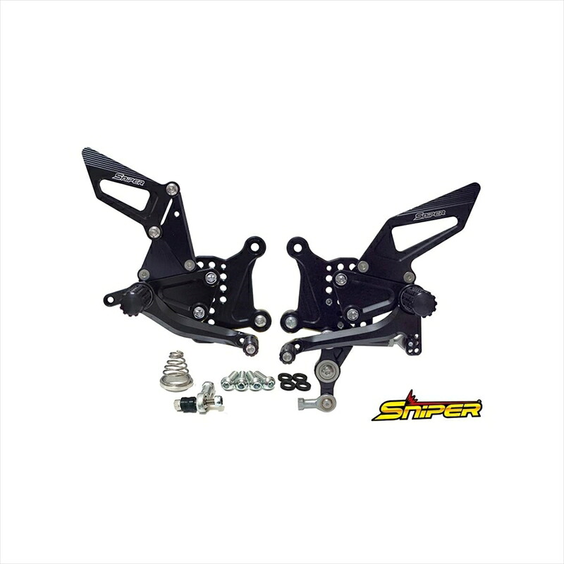 バイクパーツ ステップ スナイパー バックステップ ブラック レース SP0116BK 4589993473511 NINJA ZX-25R SE クイックシフター装着車対応