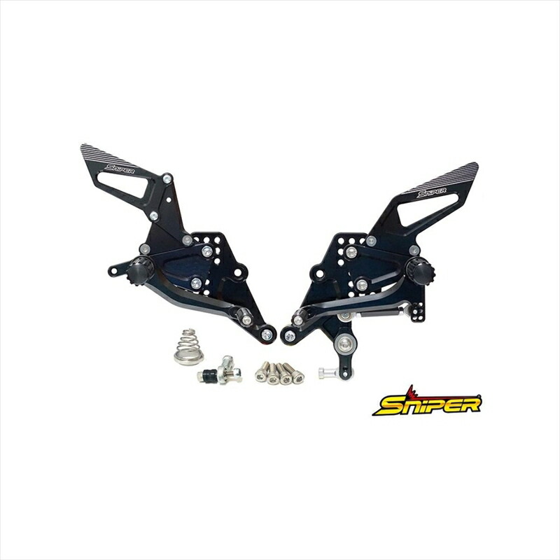 バイクパーツ ステップ スナイパー バックステップ ブラック レース SP0117QBK 4589993473535 CBR250RR 20 クイックシフター装着車