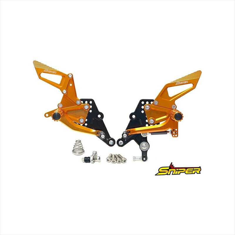バイクパーツ ステップ スナイパー バックステップ ゴールド レース SP0117QGD 4589993473542 CBR250RR 20 クイックシフター装着車