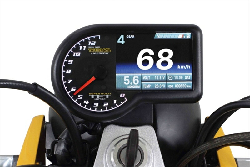 バイク用品電装系スペシャルパーツタケガワSP武川スーパーマルチTFTメーターモンキー125(JB02)タイモデル(MLHJB02)05-05-00614514162287125取寄品セール