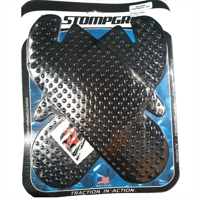 バイクパーツSTOMPGRIP(ストンプグリップ) トラクションパッドタンクキット ブラック 55-10-0072B4548664030026｜バイク用品はとやグループ2号店 9,011円