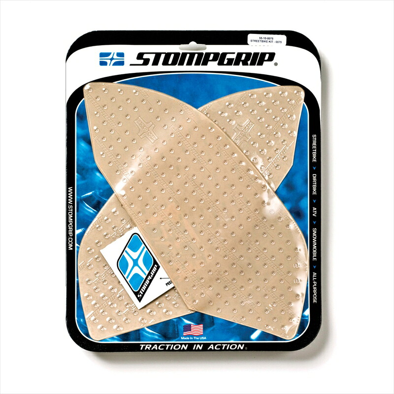 バイクパーツ STOMPGRIP(ストンプグリップ) トラクションパッドタンクキット クリア 55-10-0075C 4548664119981 8,617円