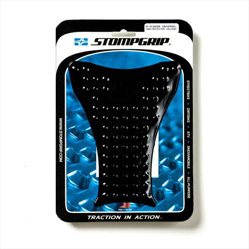 バイクパーツ STOMPGRIP(ストンプグリップ) タンクプロテクタ ブラック 51-01-1010B 4548664578856
