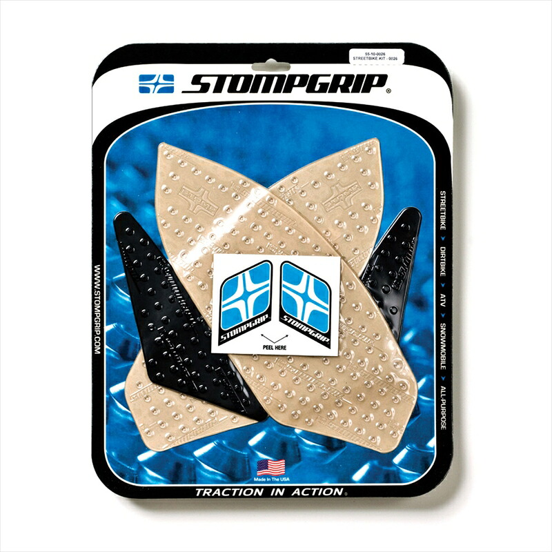 バイクパーツ STOMPGRIP(ストンプグリップ) トラクションパッドタンクキットハイブリッド 55-10-0026H 4548664918089