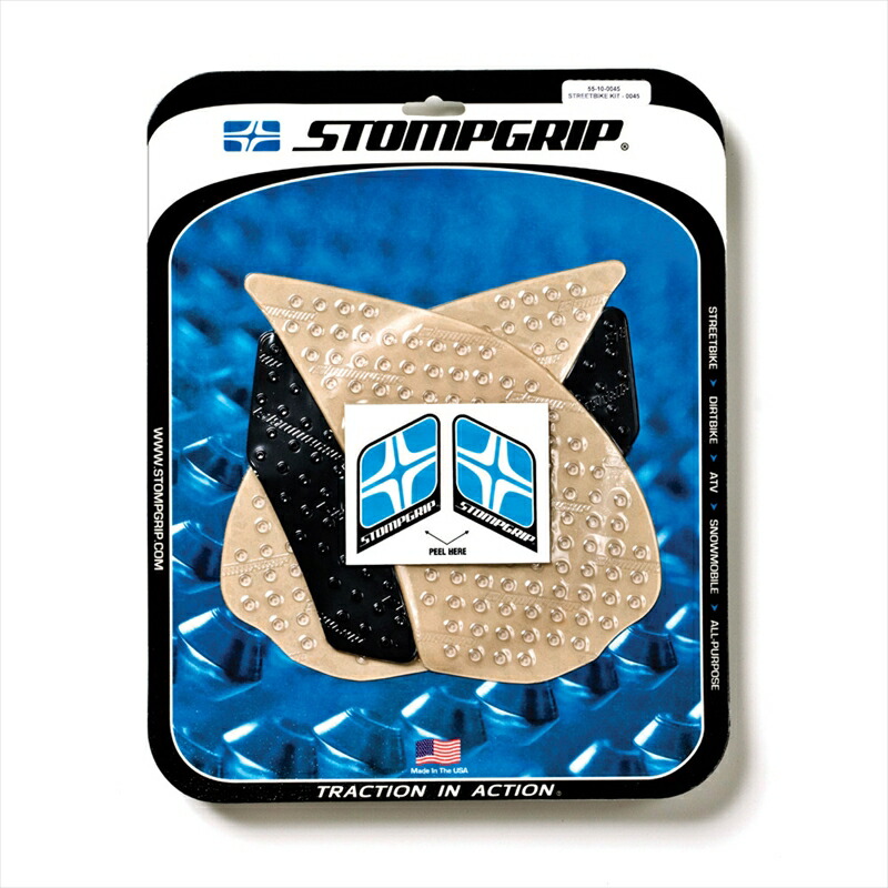 バイクパーツ STOMPGRIP(ストンプグリップ) トラクションパッドタンクキットハイブリッド 55-10-0045H 4548664947416