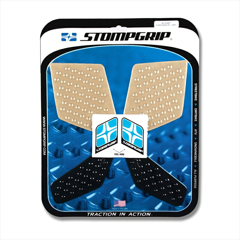 バイクパーツ STOMPGRIP(ストンプグリップ) トラクションパッドタンクキットハイブリッド 55-10-0087H 4548916245871
