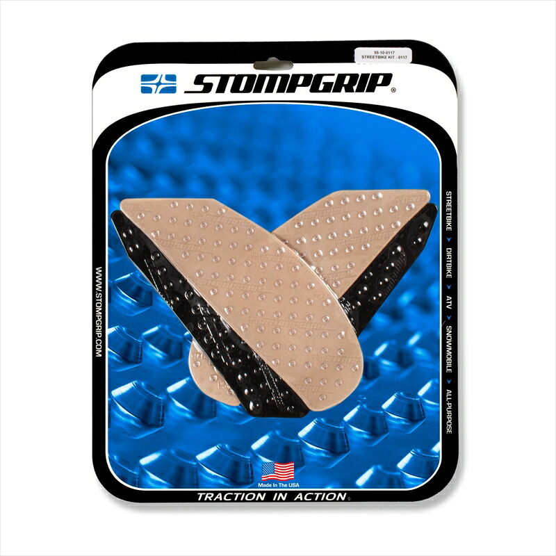 バイクパーツ STOMPGRIP(ストンプグリップ) トラクションパッドタンクキットハイブリッド 55-10-0117H 4548916746156