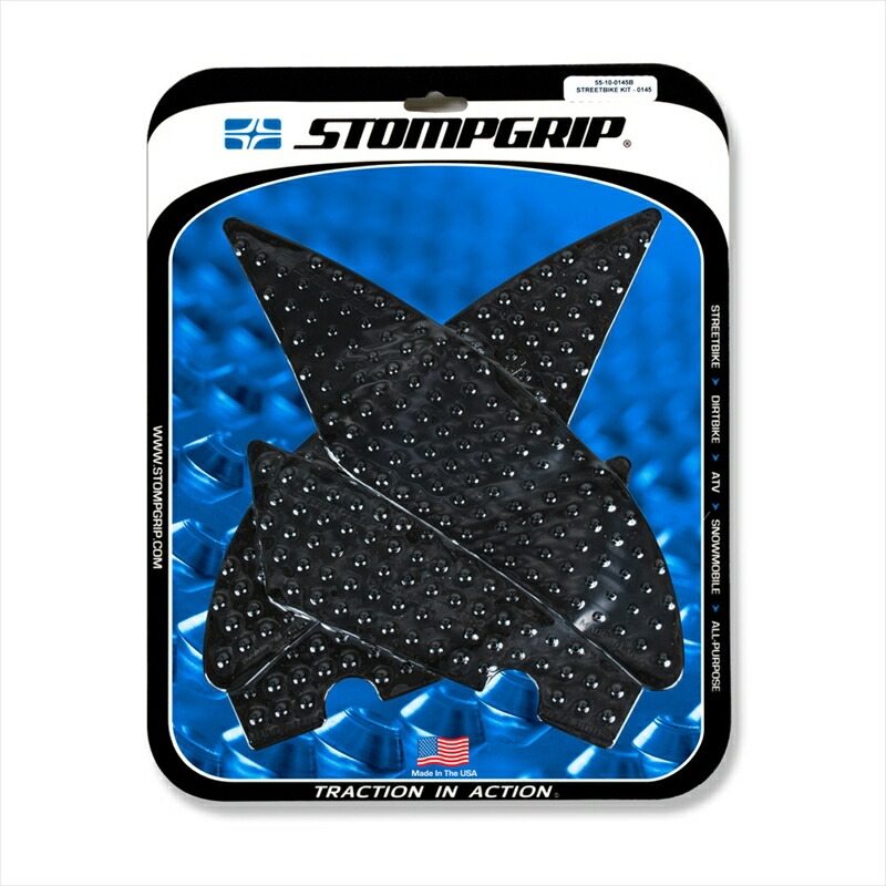 バイクパーツ STOMPGRIP(ストンプグリップ) トラクションパッドタンクキット ブラック 55-10-0145B 4549950282174