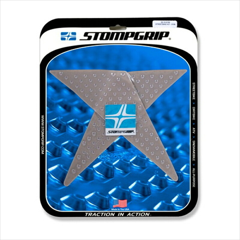 バイクパーツSTOMPGRIP(ストンプグリップ) トラクションパッドタンクキット クリア 55-10-0156C4549950937029｜バイク用品はとやグループ2号店