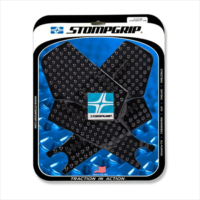 バイクパーツ STOMPGRIP(ストンプグリップ) トラクションパッドタンクキット ブラック 55-10-0158B 4549950937050
