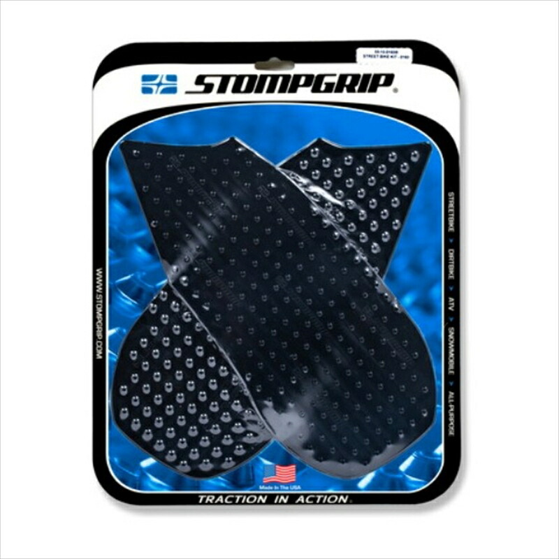バイクパーツ STOMPGRIP(ストンプグリップ) トラクションパッドタンクキット ブラック 55-10-0160B 4550255175399