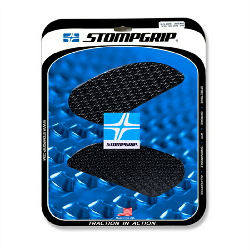 バイクパーツ STOMPGRIP(ストンプグリップ) トラクションパッドタンクキット ブラック 50-14-0007B 4550255352523