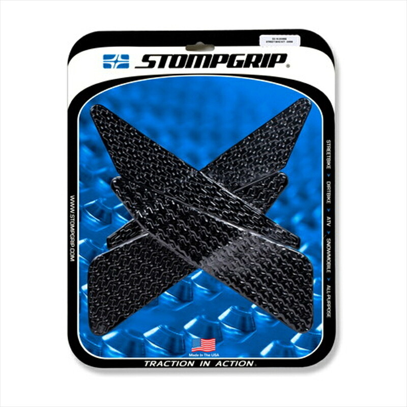 バイクパーツSTOMPGRIP(ストンプグリップ) トラクションパッドタンクキット ブラック 55-14-0098B4550255375904｜バイク用品はとやグループ2号店