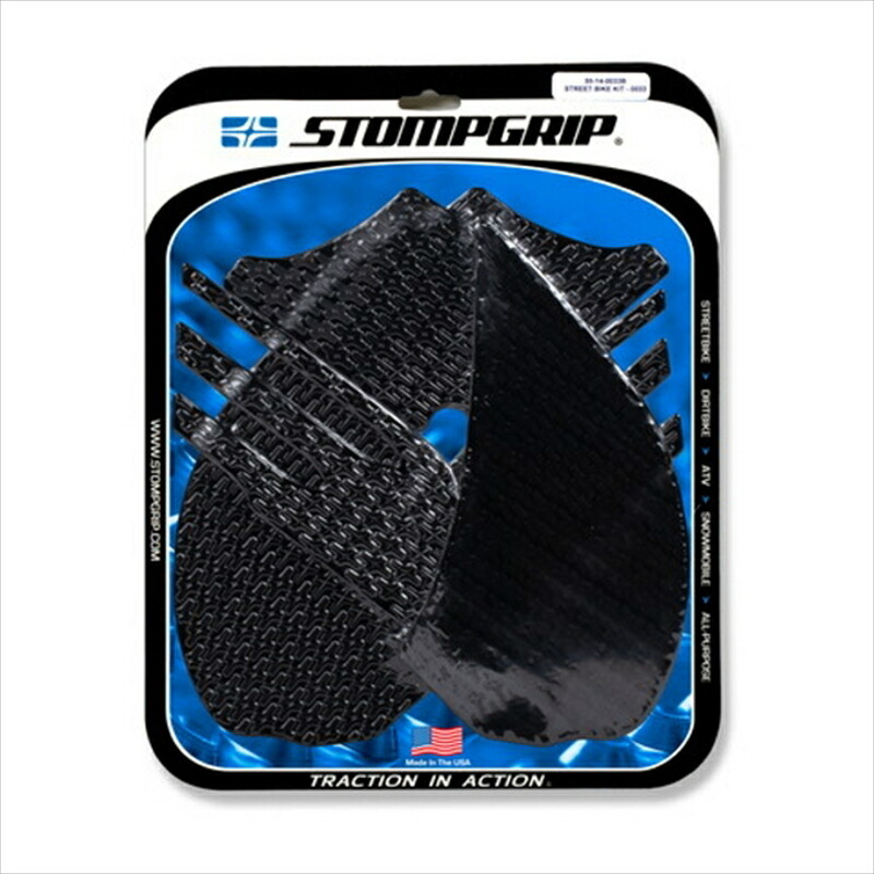 バイクパーツ STOMPGRIP(ストンプグリップ) トラクションパッドタンクキット ブラック 55-14-0033B 4550255389710