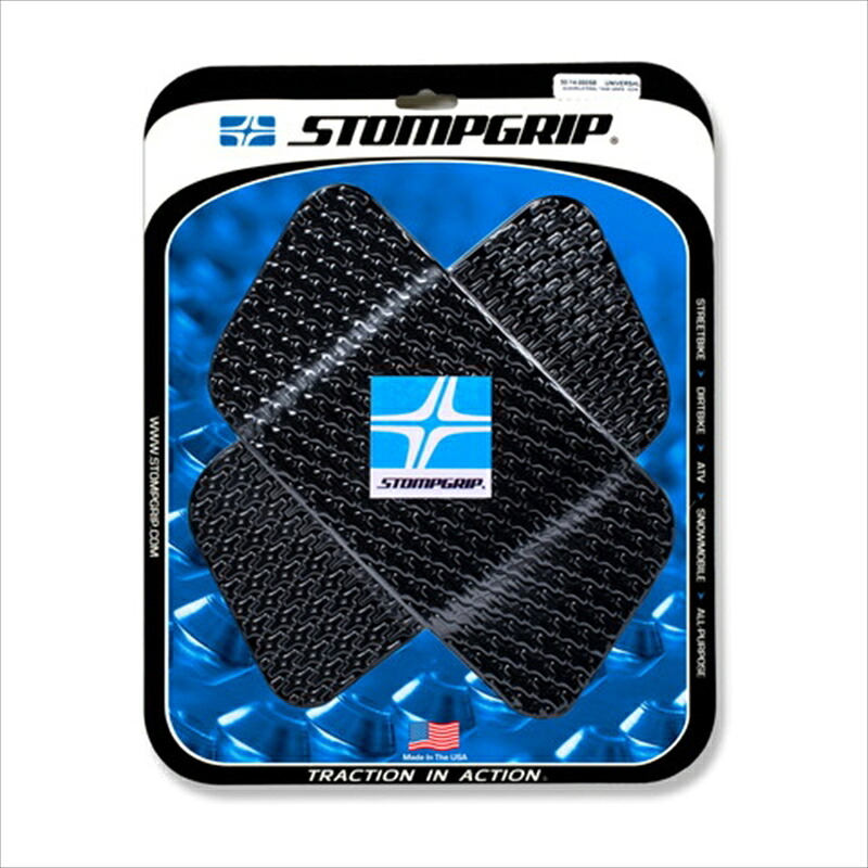 バイクパーツ STOMPGRIP(ストンプグリップ) トラクションパッドタンクキット ブラック 50-14-0005B 4550255410100