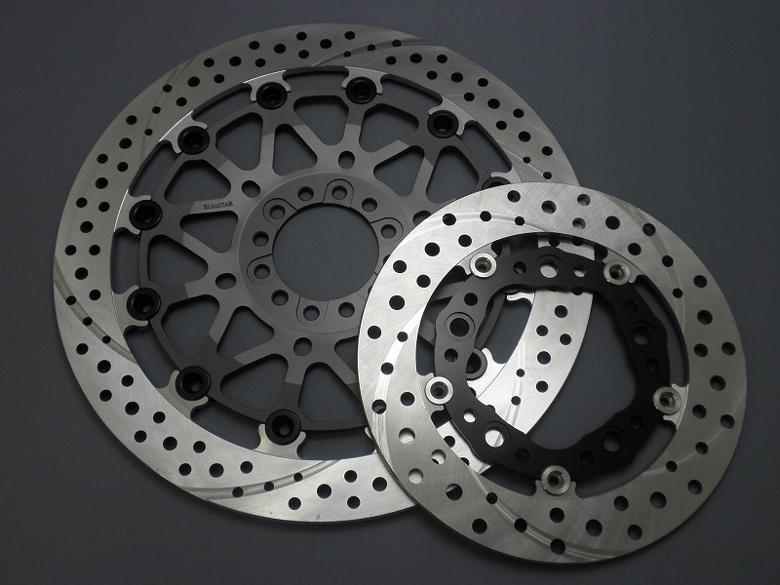 バイク用品 ブレーキ クラッチ SUNSTAR BRAKE サンスター ワークスEx フルフローティング 右 ホンダ 310mm 6.0t WT258FR 4580309450394
