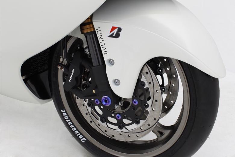 バイク用品 ブレーキ クラッチSUNSTAR BRAKE サンスター プレミアムR ホールスリット L φ320 ZX12R -03ES121FL 4580309455733｜バイク用品はとやグループ2号店