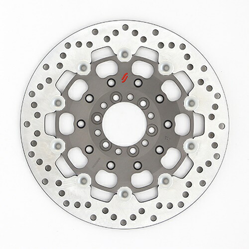 バイク用品 ブレーキ クラッチSUNSTAR BRAKE サンスター プレミアムR ホール XJR400(φ298) ピン:シルバーLS402W-SV 4589719047330｜バイク用品はとやグループ2号店