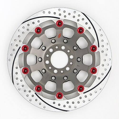 バイク用品 ブレーキ クラッチ SUNSTAR BRAKE サンスター プレミアムR 左 φ320 YZF-R1M ES107FL-RD 4589719008317