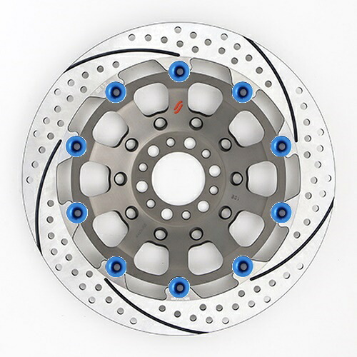 バイク用品 ブレーキ クラッチ SUNSTAR BRAKE サンスター プレミアムR 5.0mm 右 φ320 ZZR1100D ES101FR-BL 4589719017487