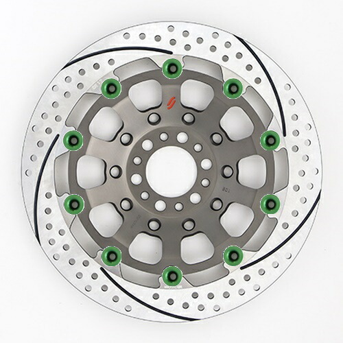バイク用品 ブレーキ クラッチ SUNSTAR BRAKE サンスター プレミアムR 5.0mm 右 φ320 ZZR1100D ES101FR-GR 4589719028445