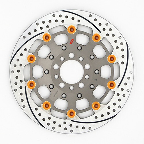 バイク用品 ブレーキ クラッチ SUNSTAR BRAKE サンスター プレミアムR 5.5mm 右 ZRX1100 φ310 ES221FR-OR 4589719054246