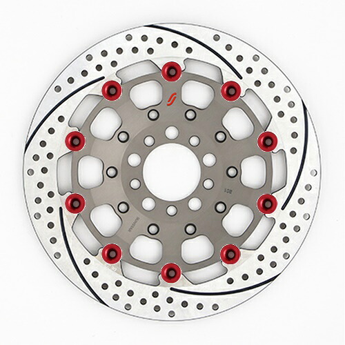 バイク用品 ブレーキ クラッチ SUNSTAR BRAKE サンスター プレミアムR 5.0mm 右 ZRX1100 φ310 ES201FR-RD 4589719010365