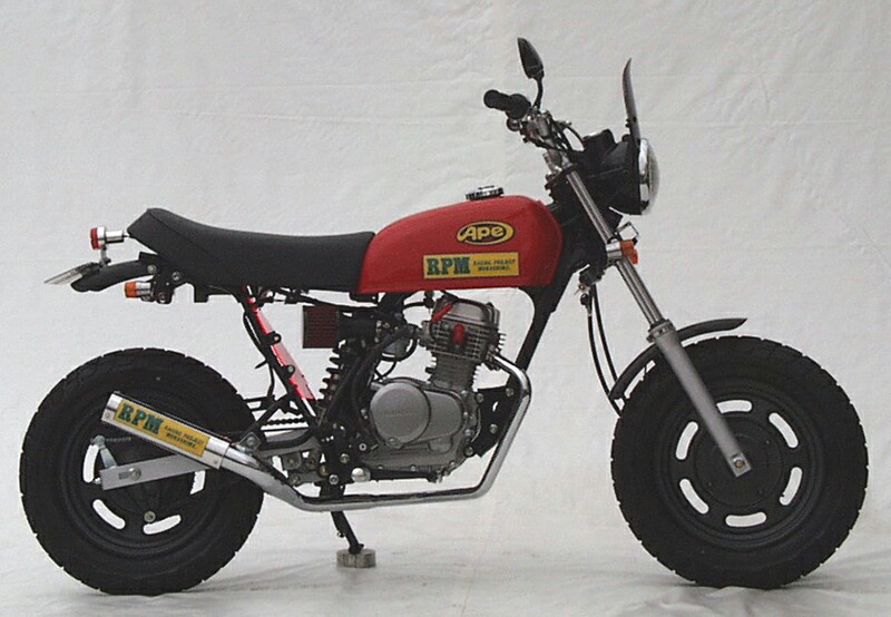 【RPM】【アールピーエム】 HONDA APE 50（エイプ） 01用　RPM HC/SUS【JMCA】【2080s】 フルエキゾーストマフラー