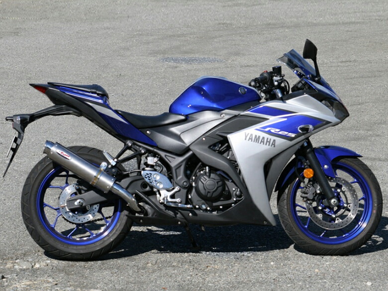 【RPM】【アールピーエム】 YAMAHA　YZF-R25 JBK-RG10J用　80D-RAPTOR Titan【SLIP-ON】SUS/TITAN【政府認証】【6050Y】 スリップオンマフラー