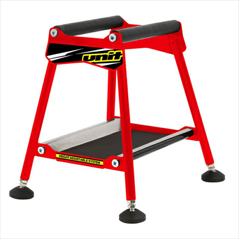 バイクパーツ UNIT(ユニット) フィットスタンド RED A2210 D6462 4547836261503