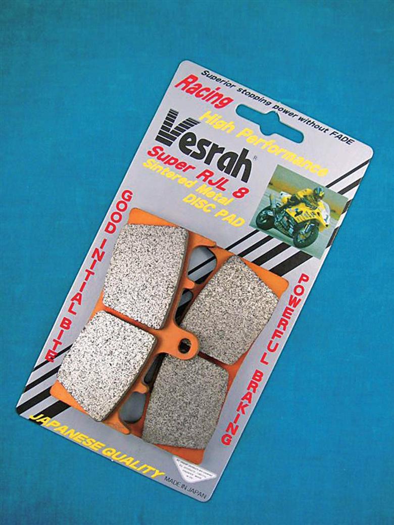 バイク用品 ブレーキ クラッチ VESRAH VESRAH レーシングメタルパッドSRJL 17 ホンダ、カワサキ、ハーレーダビッドソン VD-166SRJL 4547567673071