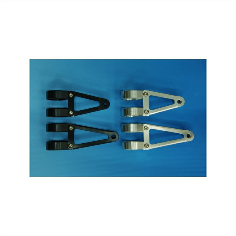 バイクパーツ WOODSTOCK(ウッドストック) ヘッドライトステー Cタイプ ロング/BLK WLS-C41L-BK 4548664262731 フォーク径φ41用